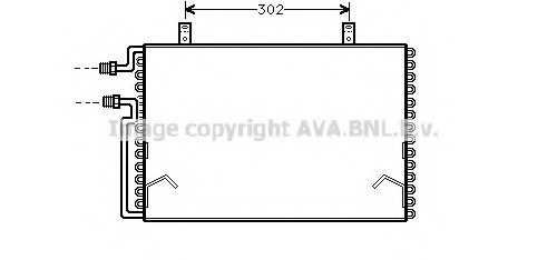 PRASCO BW5123 Condenser, air conditioning